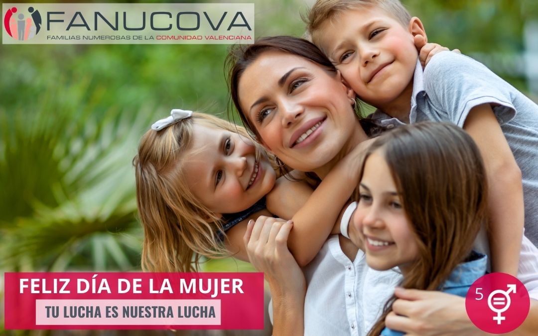 madre, mujer, familia numerosa